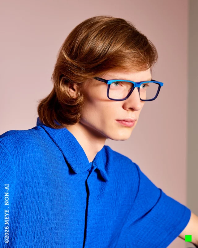 Playful, fun, and of course the perfect shade of blue for this month's Pantone. 💙
We are loving the colours in this series, making one of our favourite brands stand out in the best way. 💫

Creative Director: Philippe Verbruggen
Photography: @andreabielsa
Styling: @angel_cabezuelo
Makeup: @lucifrede
Model: @ivan.volkov1109
Frames: @etniabarcelona 
MEYE TEAM

📸 Content made by MEYE

#MEYE #MEYEMarketing #EtniaBarcelonaEyewear #Photoshoot #Barcelona #SummerFashion #SS26 #IndependentOpticians #ForYouPage #EtniaBarcelona #Eyewear